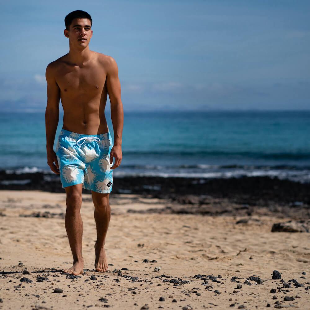 Seay / Swim Boxer Medio Azzurro Soffioni