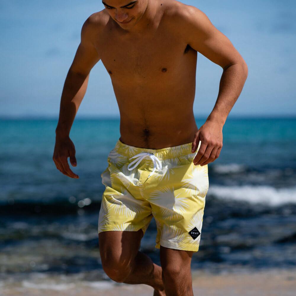 Seay / Swim Boxer Medio Giallo Soffioni