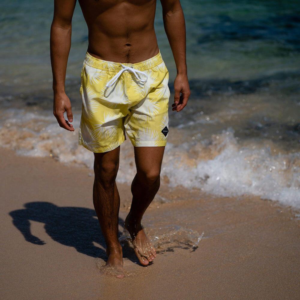 Seay / Swim Boxer Medio Giallo Soffioni