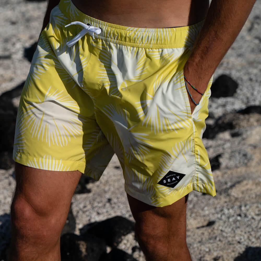 Seay / Swim Boxer Medio Giallo Soffioni