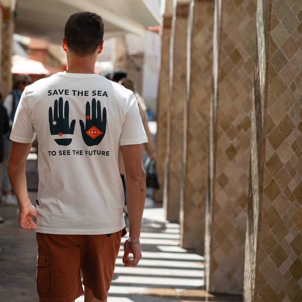 Seay / T-Shirt Bianca Save The Sea