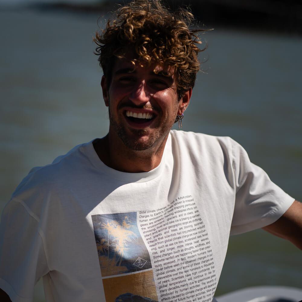 Seay / T-Shirt Bianco Naturale Ikaika