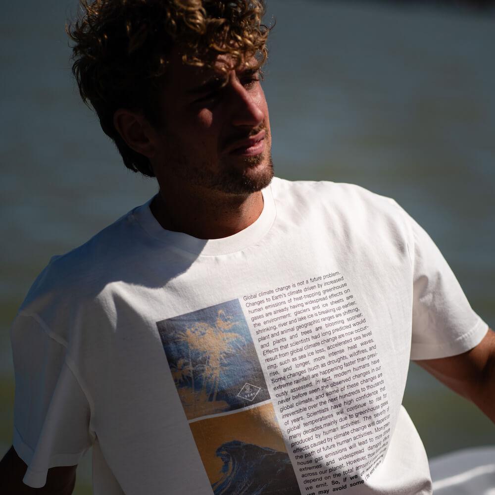 Seay / T-Shirt Bianco Naturale Ikaika