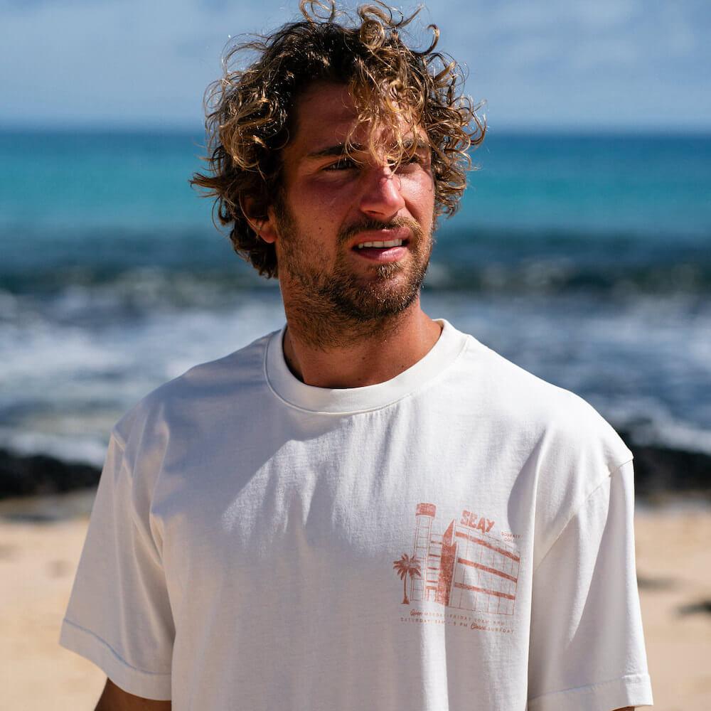 Seay / T-Shirt Bianco Naturale Ikaika