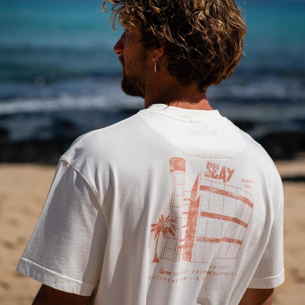 Seay / T-Shirt Bianco Naturale Ikaika