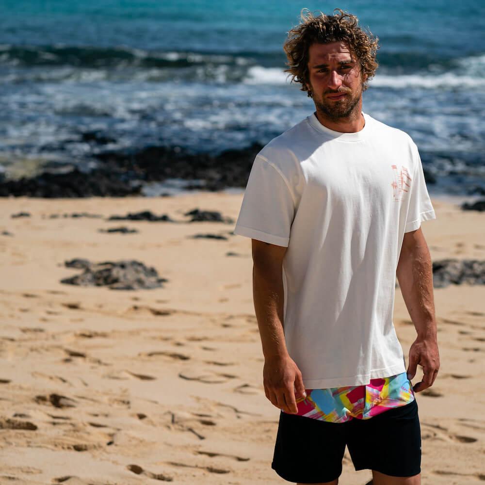 Seay / T-Shirt Bianco Naturale Ikaika