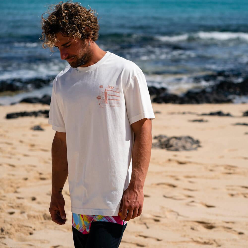 Seay / T-Shirt Bianco Naturale Ikaika