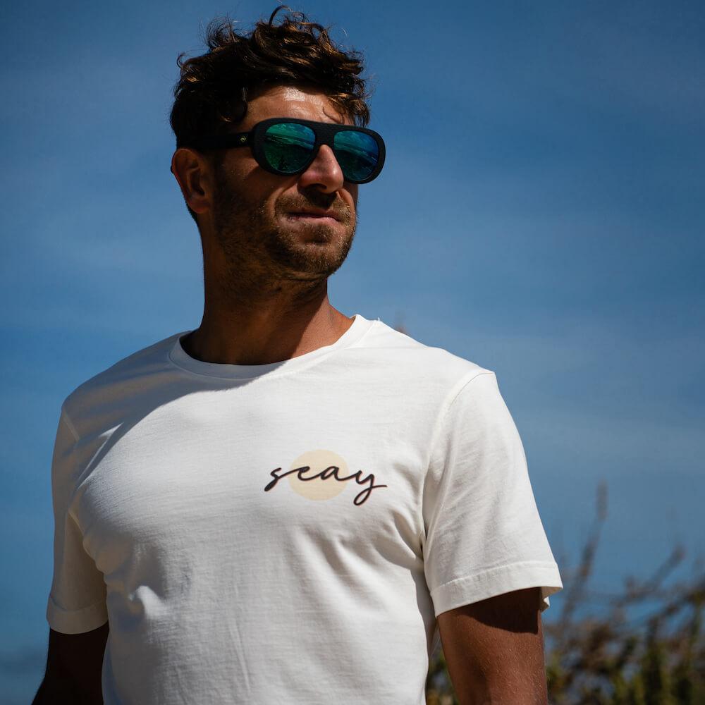 Seay / T-Shirt Bianco Naturale Kaleo