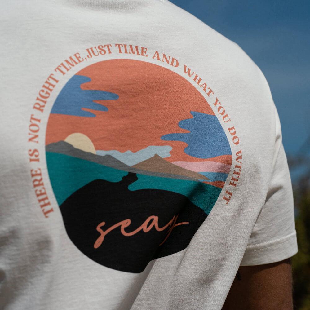 Seay / T-Shirt Bianco Naturale Kaleo