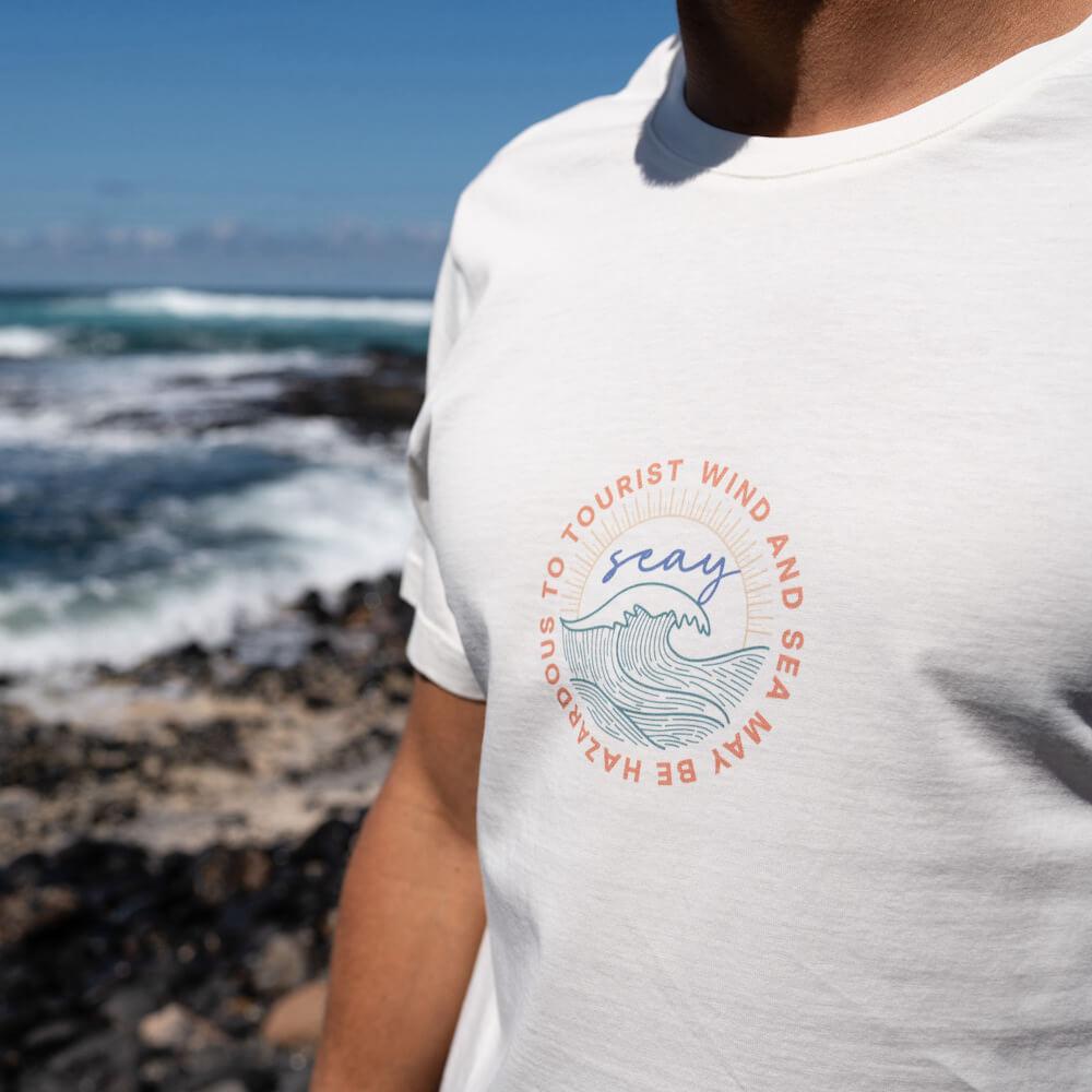 Seay / T-Shirt Bianco Naturale Kaleo