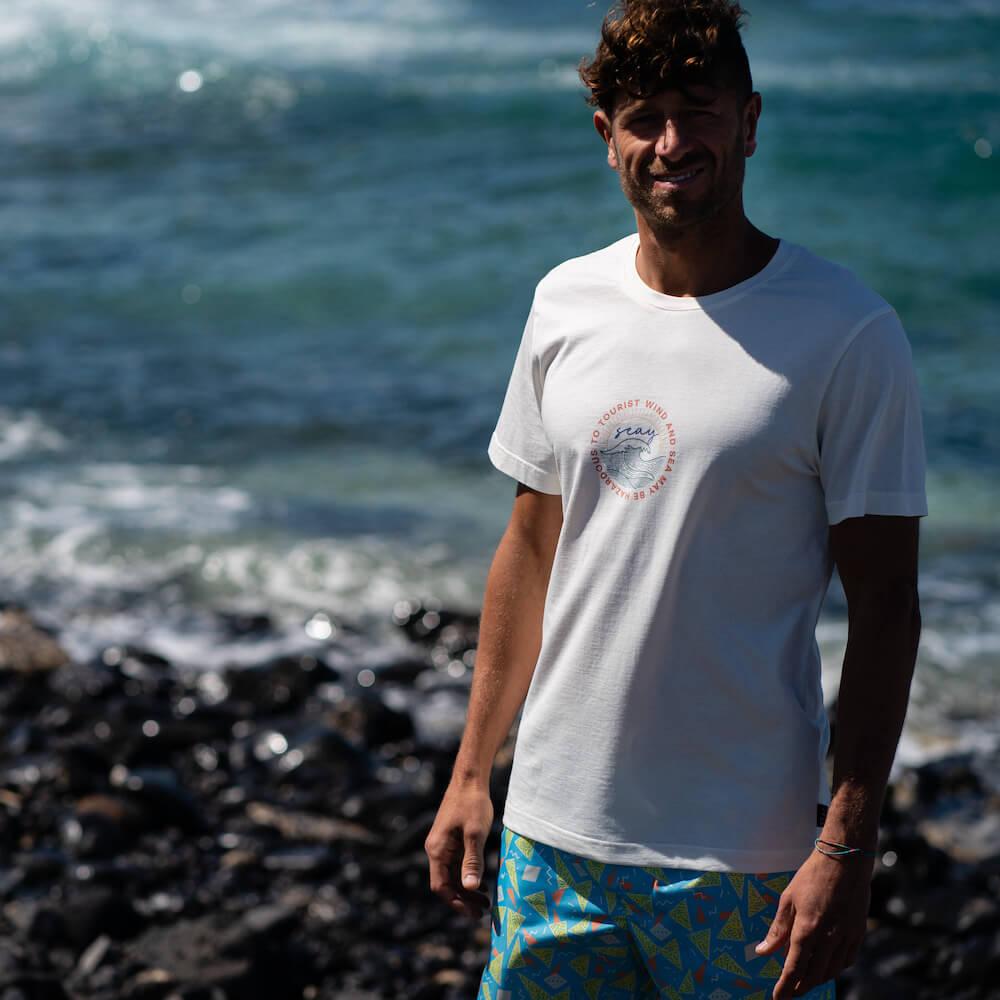 Seay / T-Shirt Bianco Naturale Kaleo