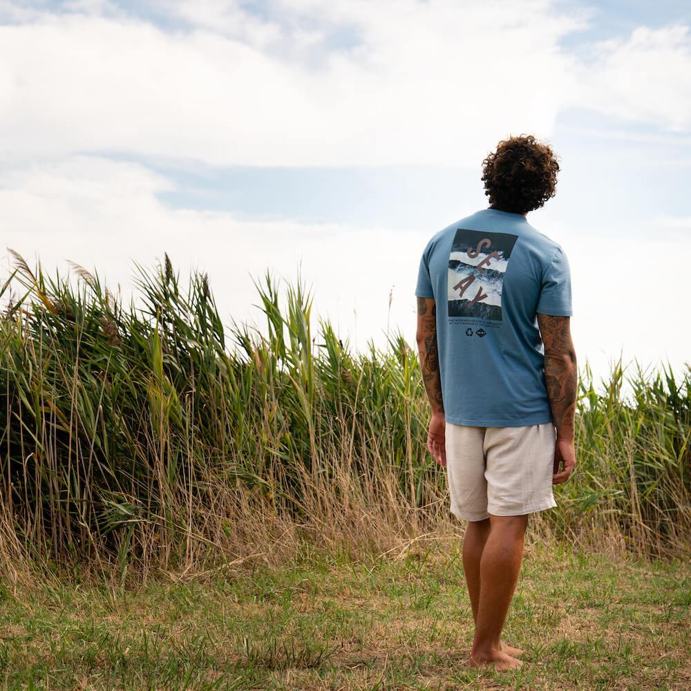 Seay T-Shirt Blu Pismo