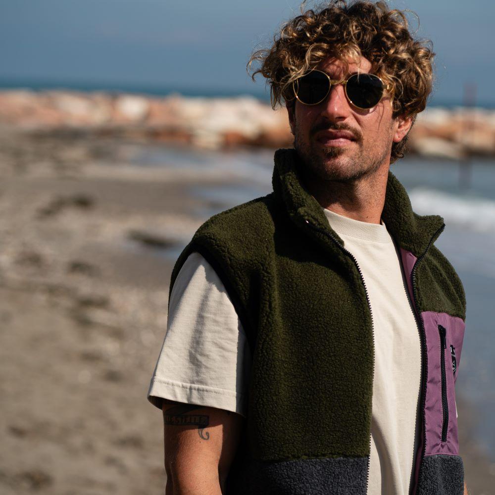 Seay / T-Shirt Cappuccino Delavé