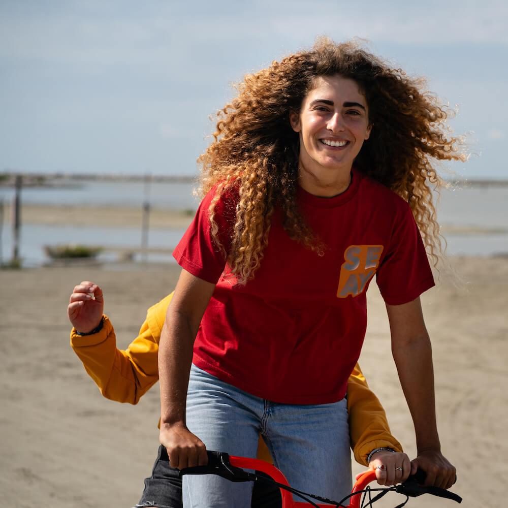 Seay / T-Shirt Loose Fit Rossa