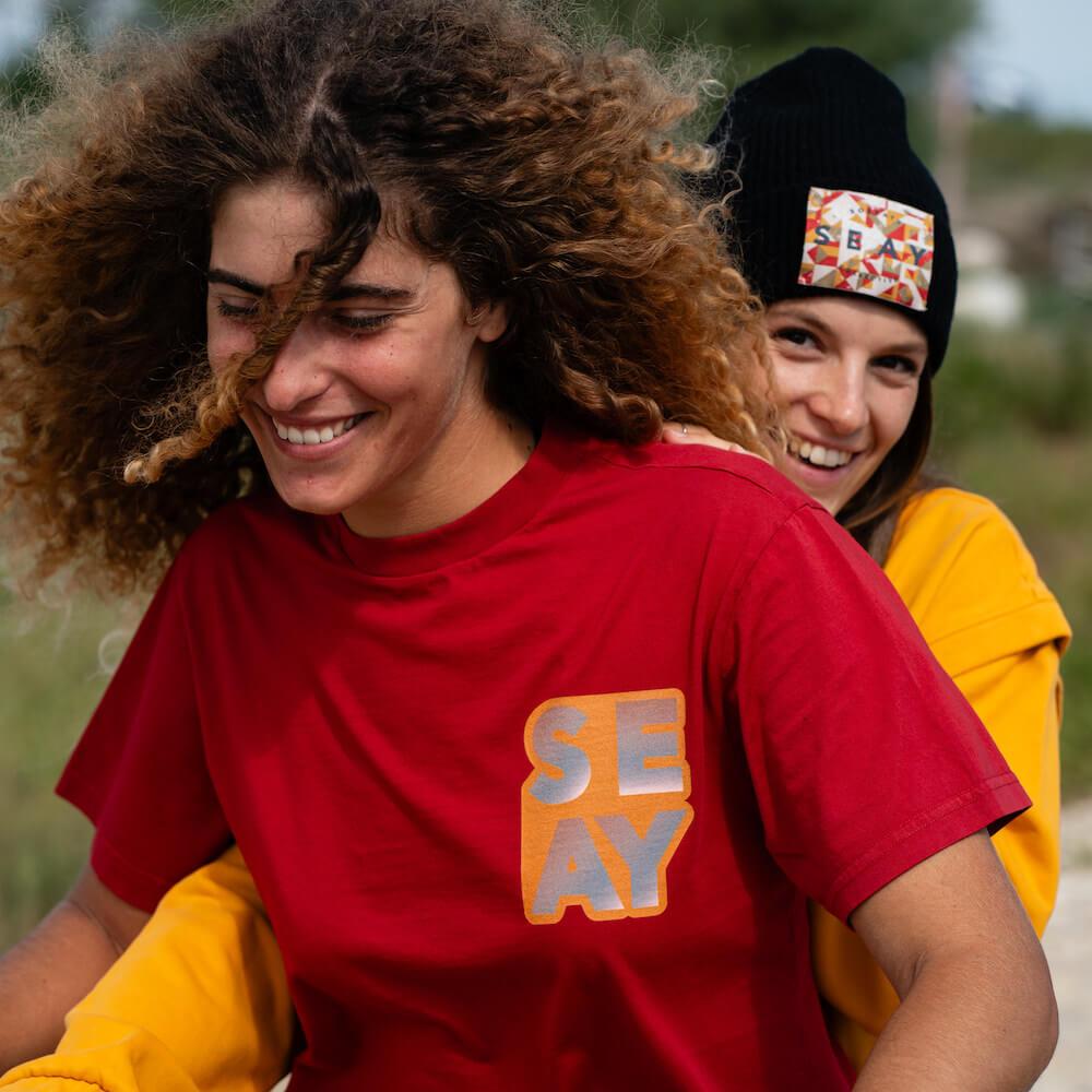 Seay / T-Shirt Loose Fit Rossa