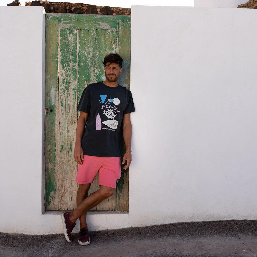 Seay / T-Shirt Nera Ikaika