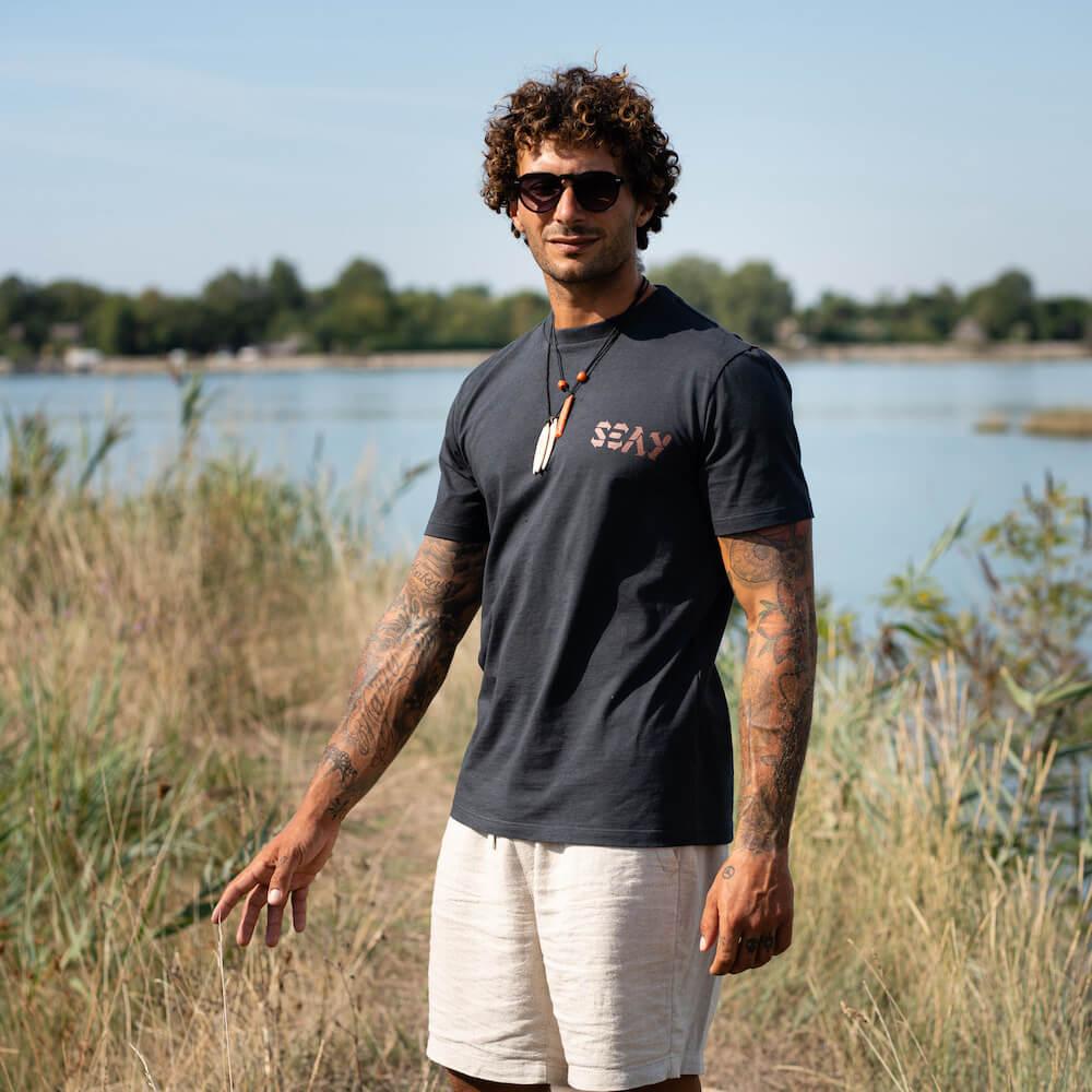 Seay T-Shirt Nera Pismo