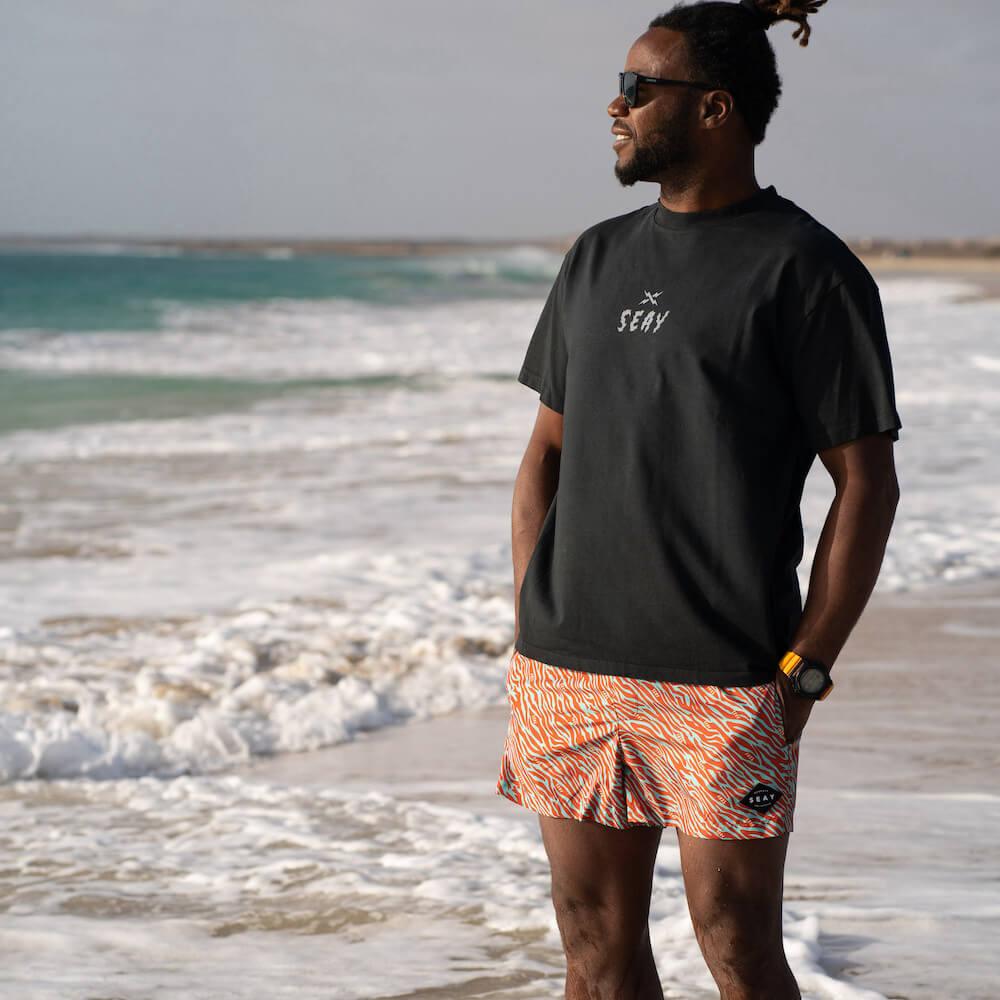 Seay T-Shirt Nera Shaka