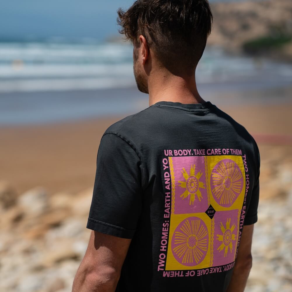 Seay / T-Shirt Nera Symbols