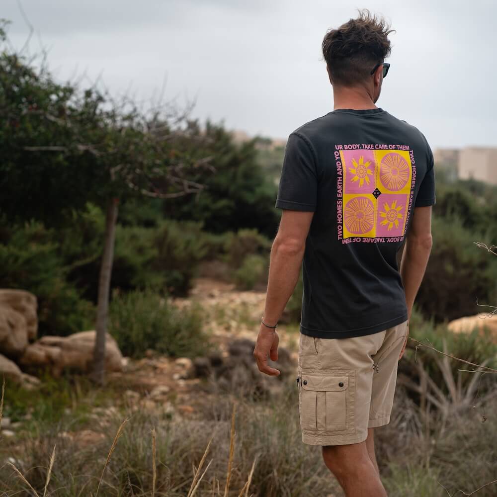 Seay / T-Shirt Nera Symbols