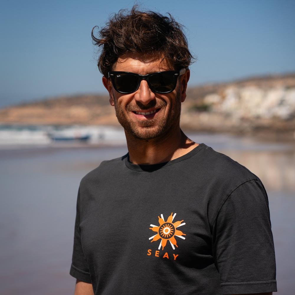 Seay / T-Shirt Nera Zero Impact