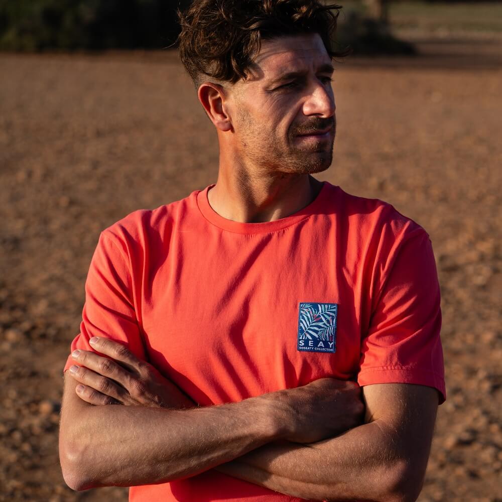 Seay / T-Shirt Rossa Bamboo