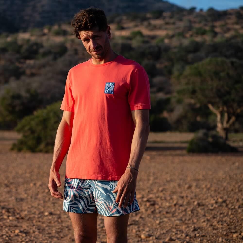 Seay / T-Shirt Rossa Bamboo