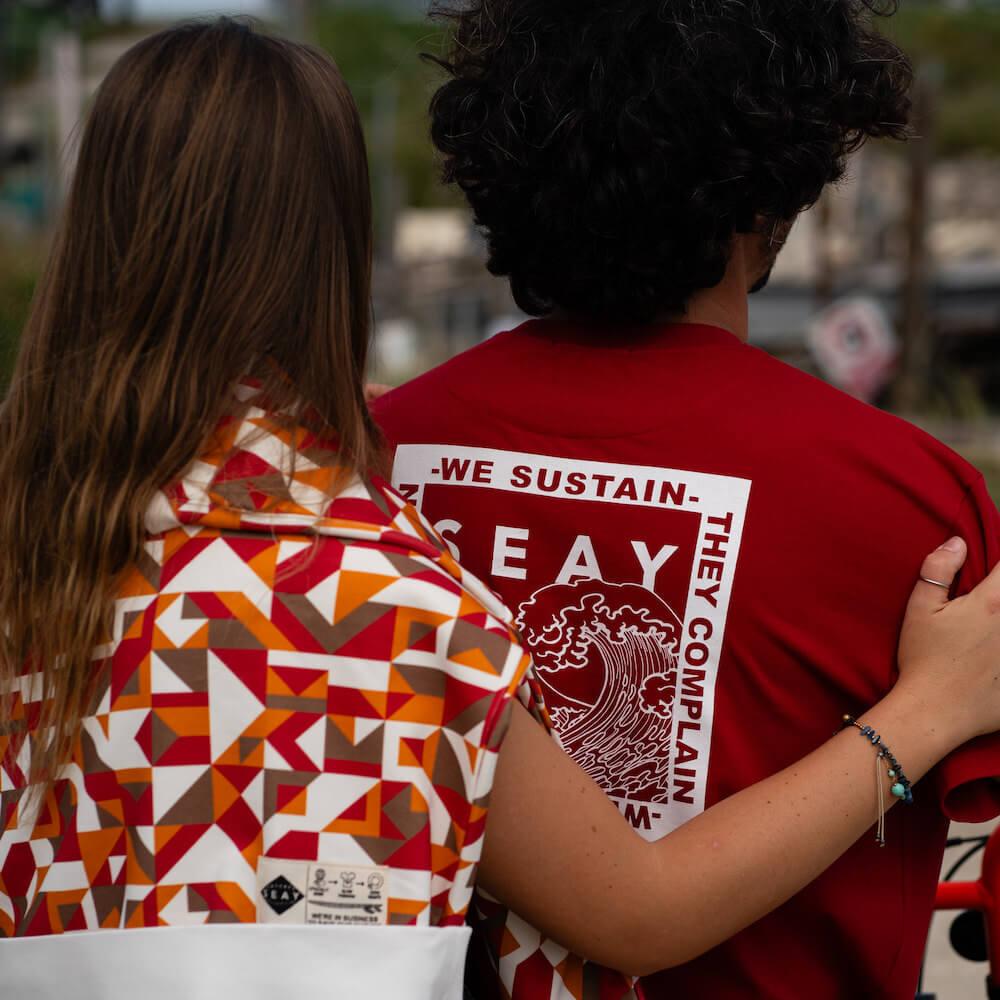 Seay / T-Shirt Rossa Ikaika