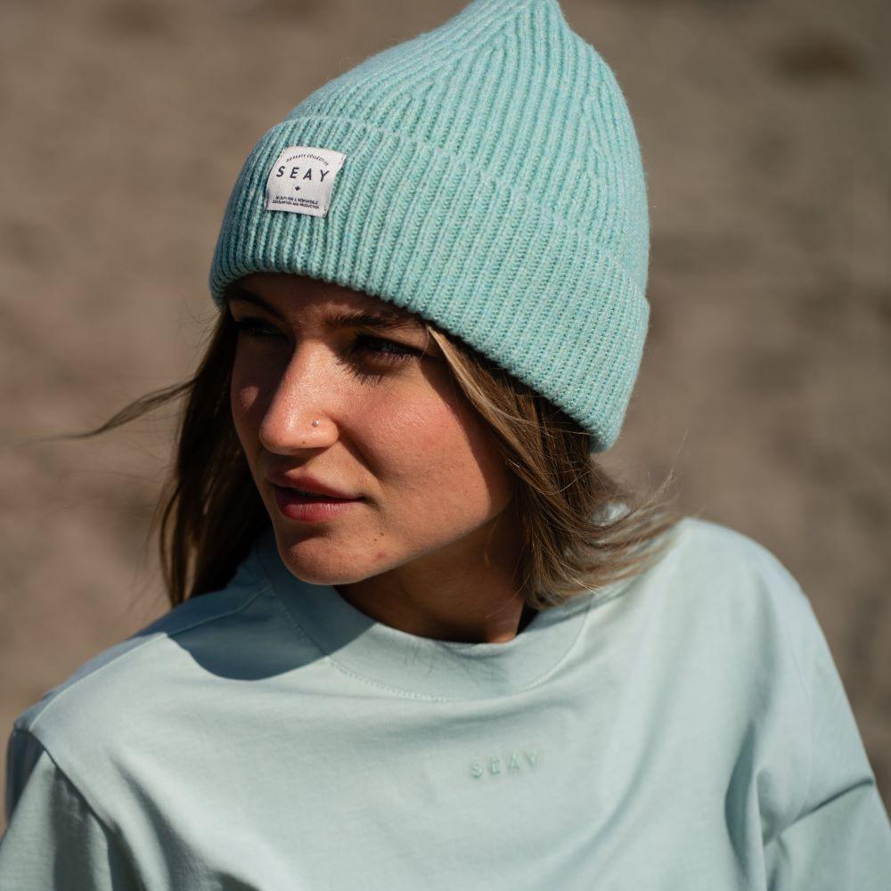 Seay / T-Shirt Verde Menta Delavé