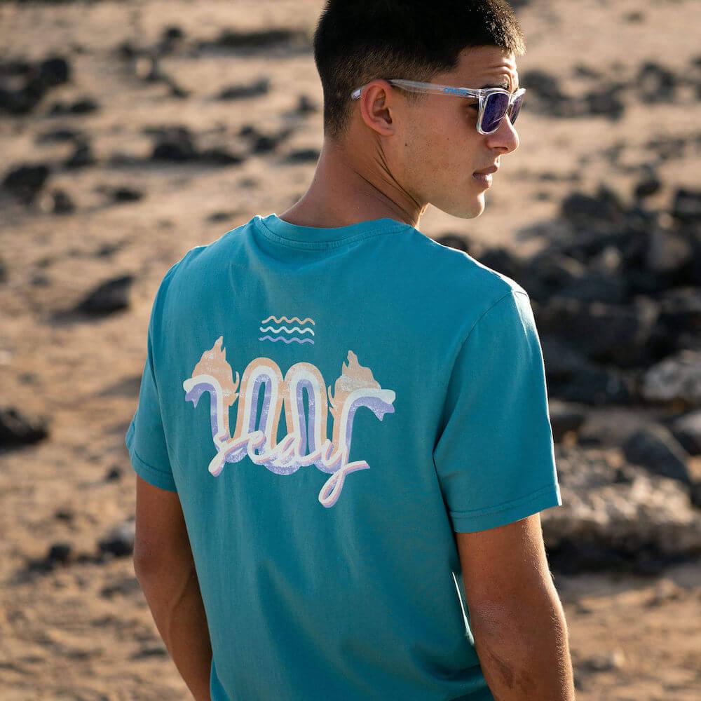 Seay / T-Shirt Verde Smeraldo Kaleo