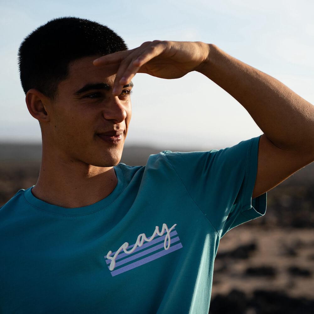 Seay / T-Shirt Verde Smeraldo Kaleo