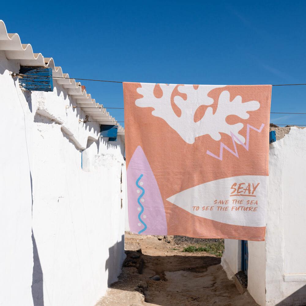 Seay / Telo Mare Arancione Corallo