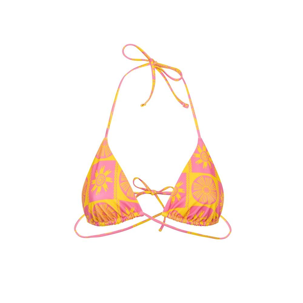 Seay / Triangolo Bikini Rosa Giallo Symbols