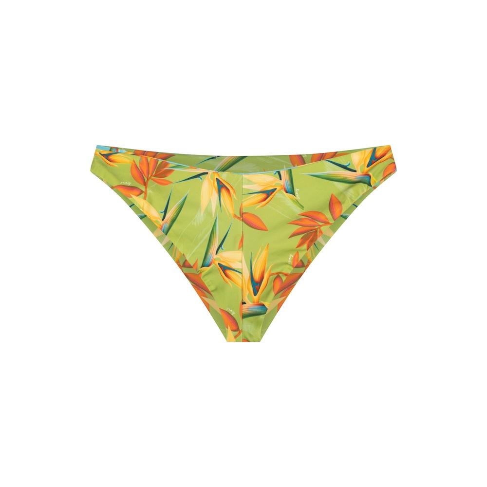 Seay / Slip Bikini Reversibile Azzurro Verde Bird Of Paradise