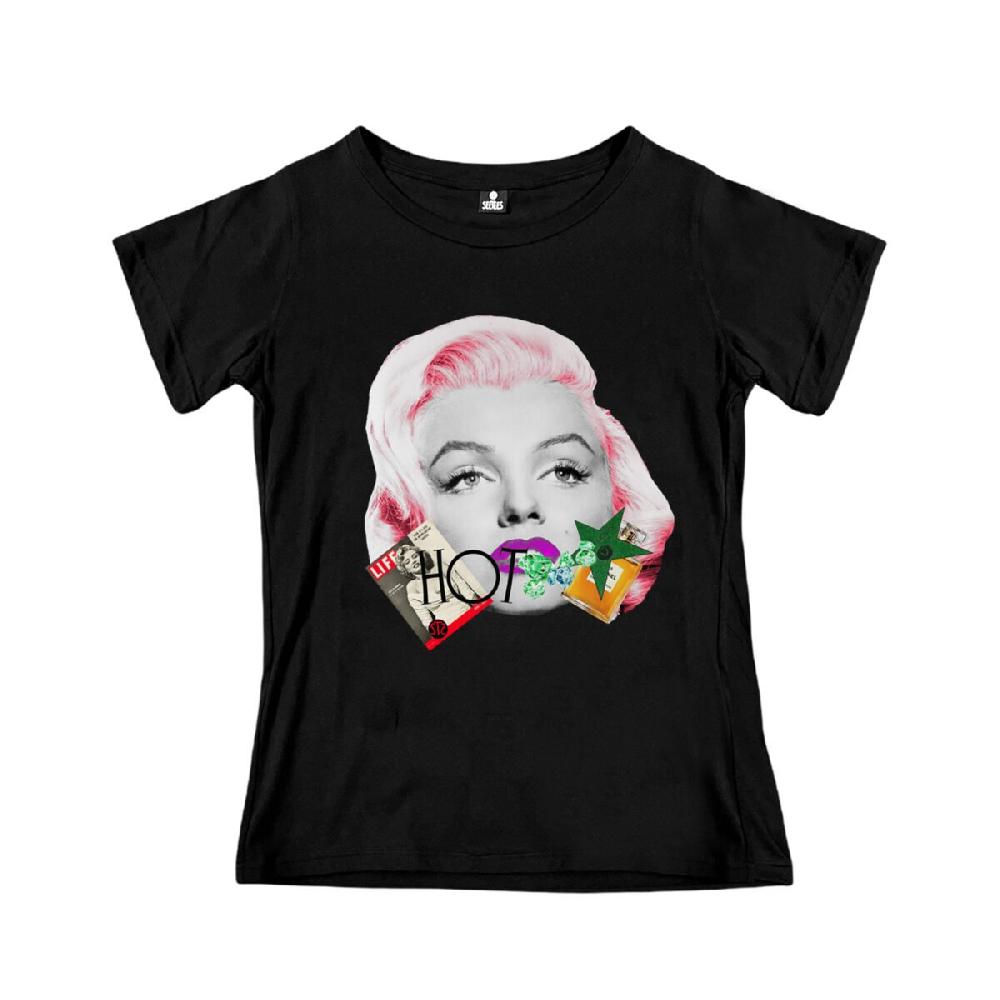 Seetees T-shirt donna Marilyn in cotone organico vegano GOTS per la tua t-shirt