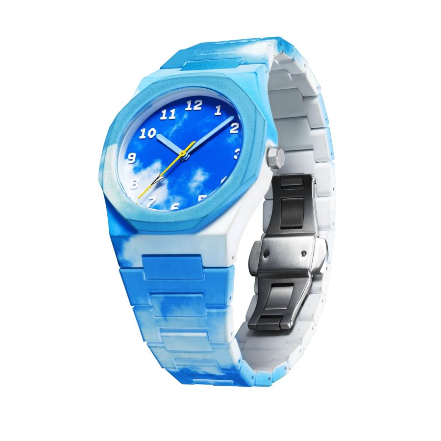 Seletti “Day & Night” Set Of Two Wrist Watches And 2 Porcelain Decorations