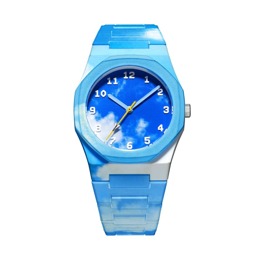 Seletti “Day & Night” Set Of Two Wrist Watches And 2 Porcelain Decorations