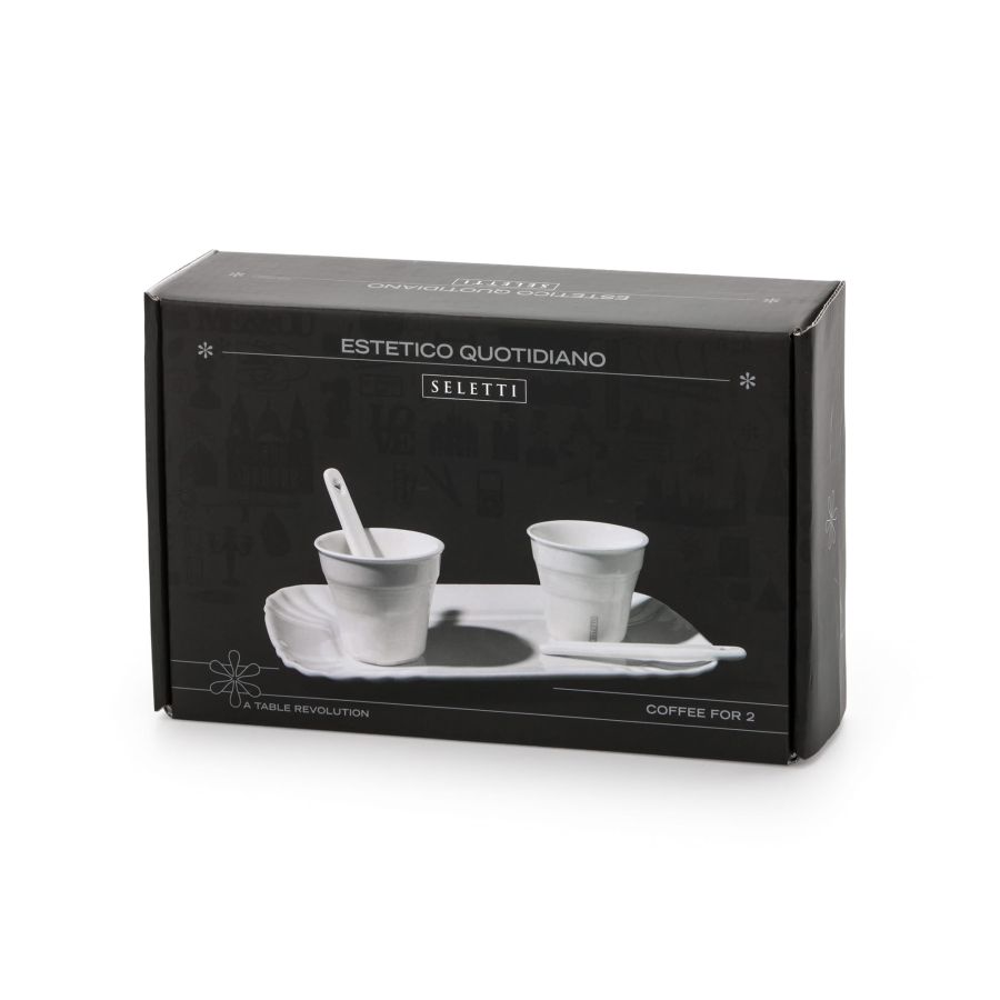 Seletti Estetico Quotidiano Coffee Set 2 Cups + 1 Tray
