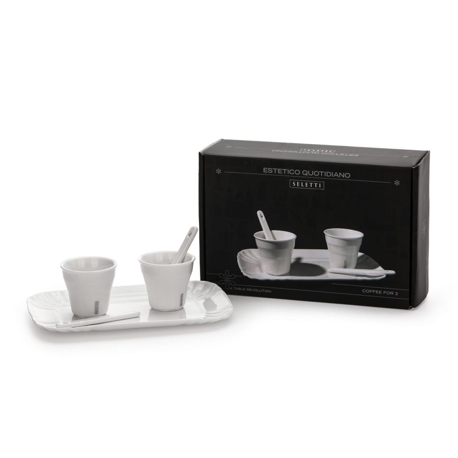 Seletti Estetico Quotidiano Coffee Set 2 Cups + 1 Tray
