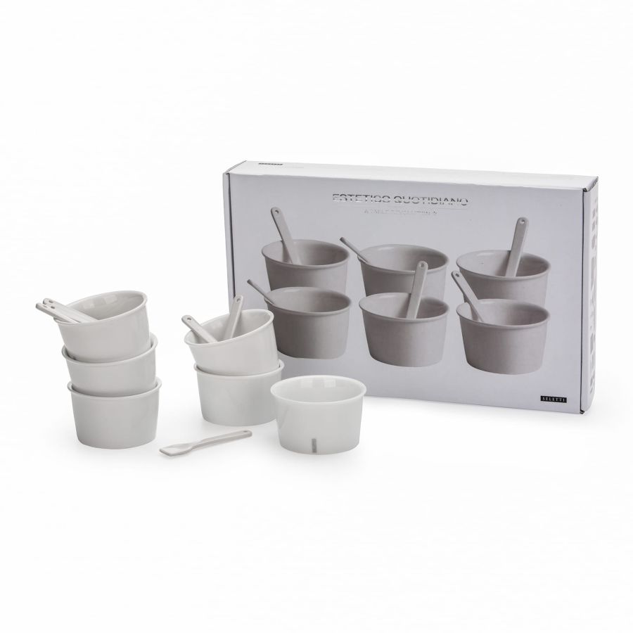 Seletti Estetico Quotidiano Ice Cream Set Of 6 Bowls