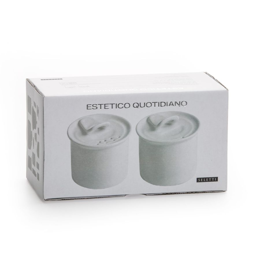 Seletti Estetico Quotidiano Set 1 Salt + 1 Pepper Cellars