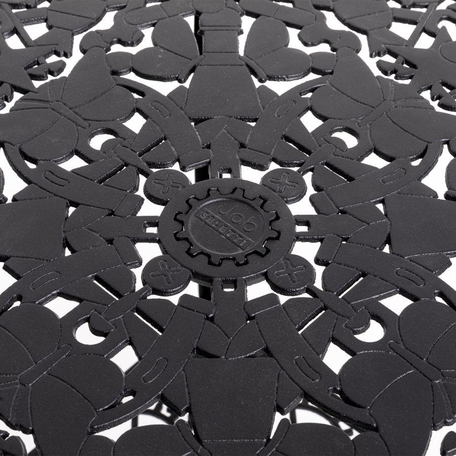 Seletti Industry Collection Aluminium Square Table Black