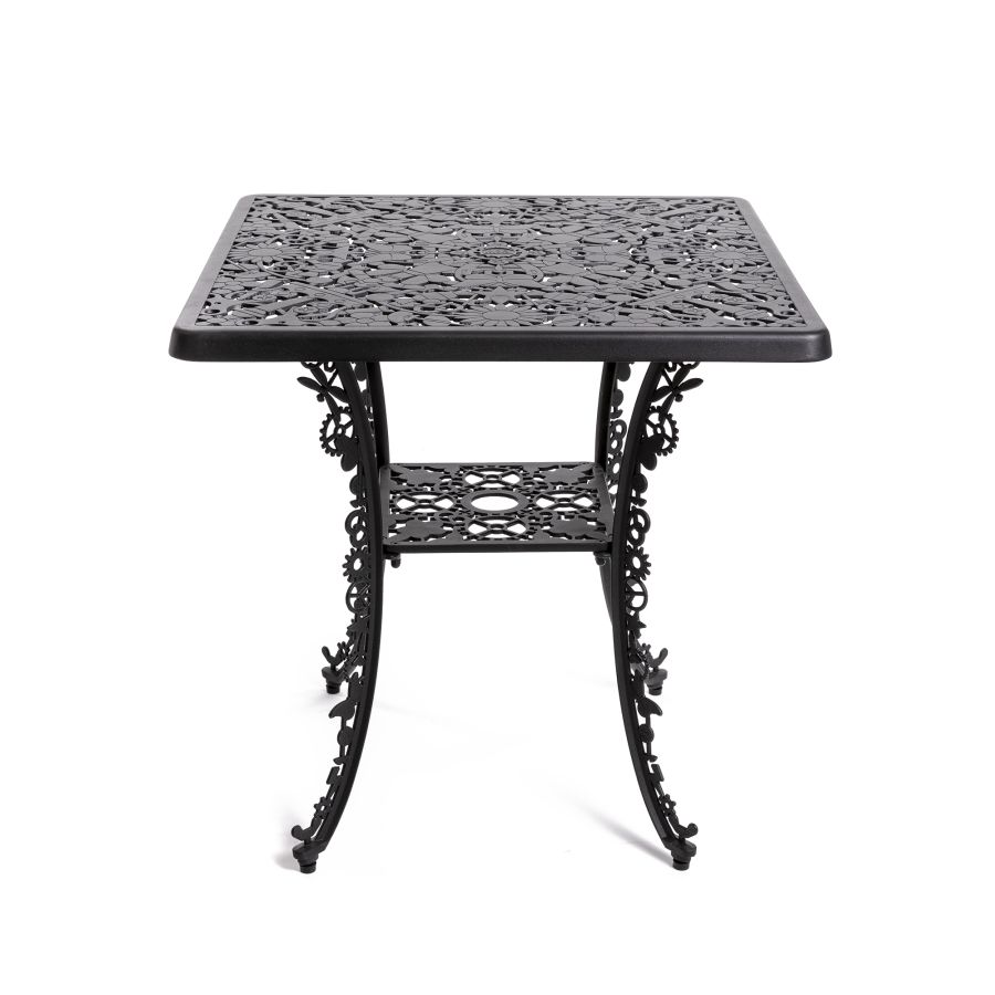 Seletti Industry Collection Aluminium Square Table Black