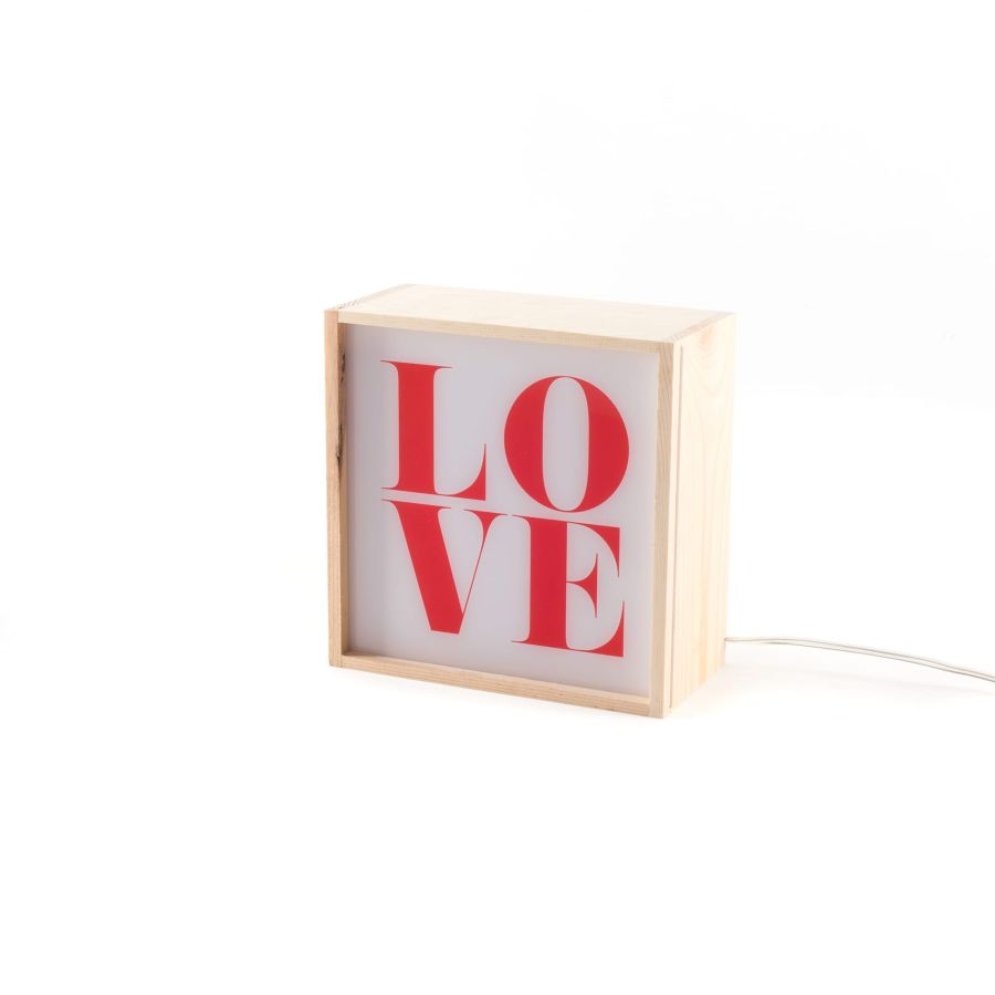 Seletti Lighthink Box Change Your Mind / Love / Soul Food