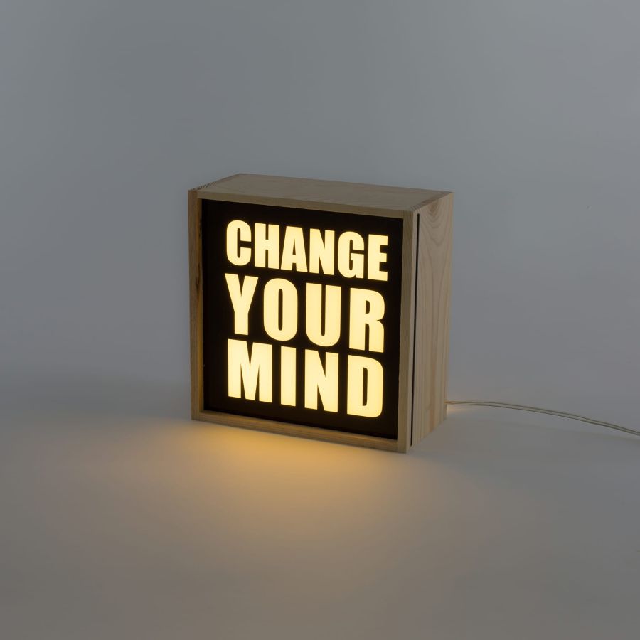 Seletti Lighthink Box Change Your Mind / Love / Soul Food