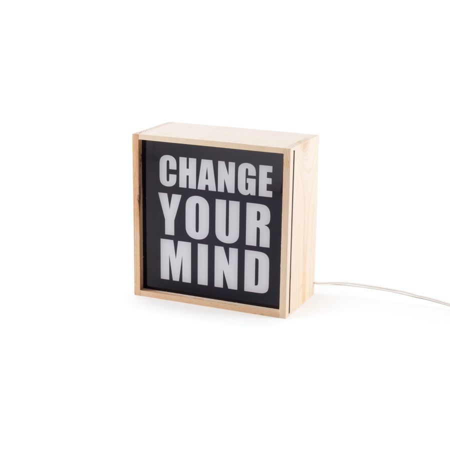 Seletti Lighthink Box Change your Mind / Love / Soul Food
