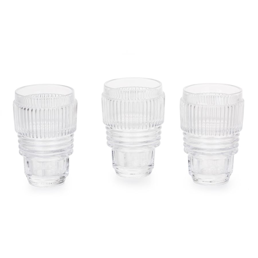Seletti Machine Collection Drinking glass Large set of 3