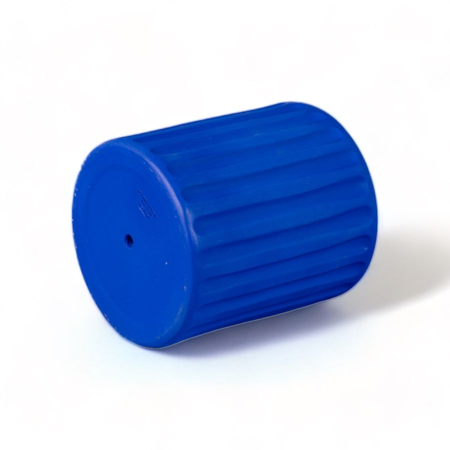 Seletti Magna Graecia Terracotta Vase With Saucer Dorico Blue