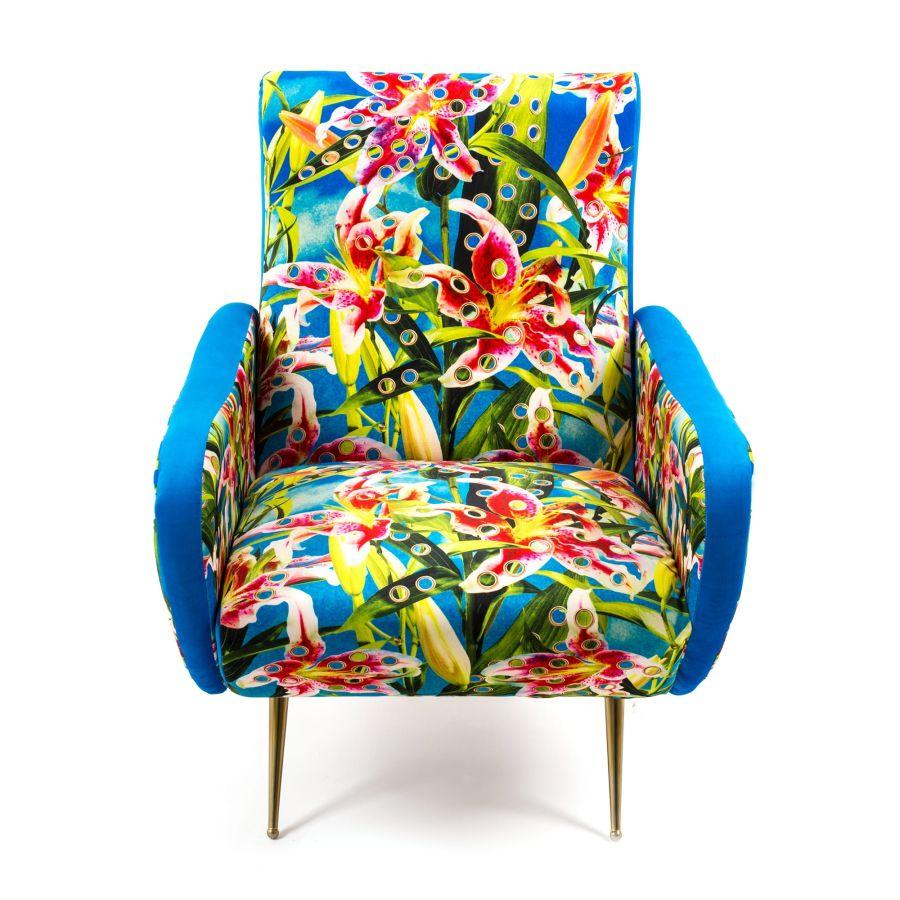 Seletti Armchair Flowers with holes