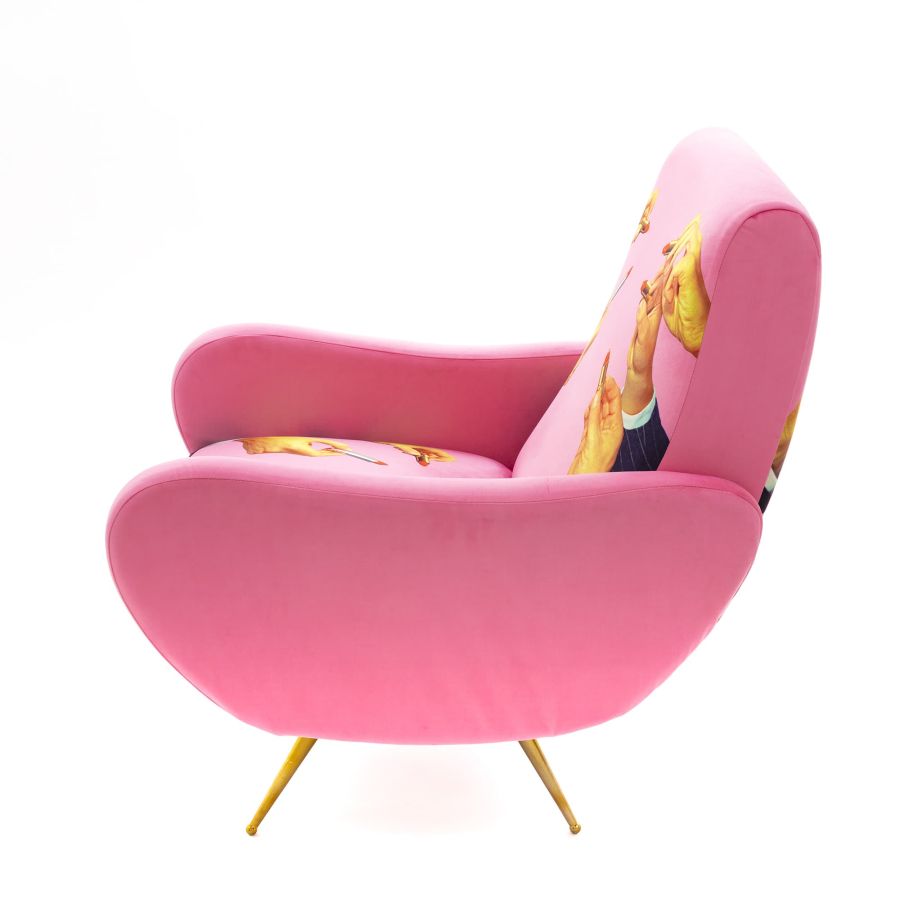 Seletti Armchair Lipsticks Pink
